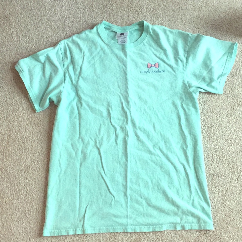 Simply southern green shirt